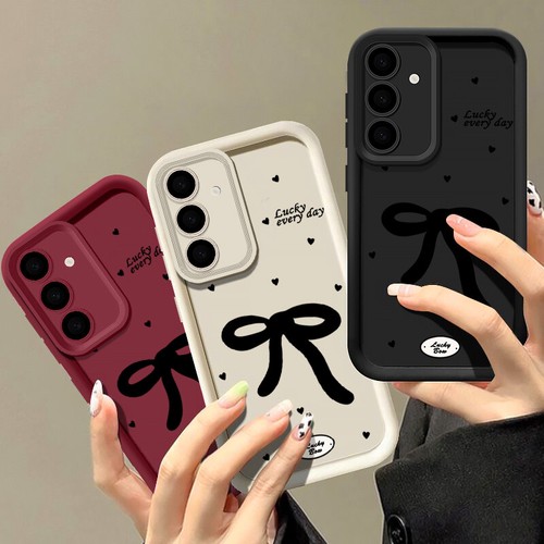 Bow Tie For Samsung S25 S24 Ultra S23 S22 A26 A36 A16 A15 A55 A35 A54 Case Cover - Picture 3 of 20