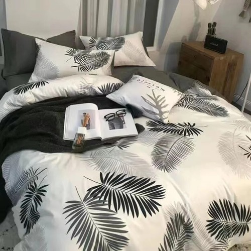 3/4pcs Kawaii Style Bedding Set Floral Bed Flat Sheet Pillowcase Home Textile - Bild 31 von 48