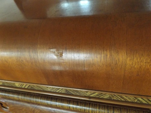 Vintage Art Deco Waterfall 3 Drawer Vanity Dresser, Beautiful - Picture 5 of 11