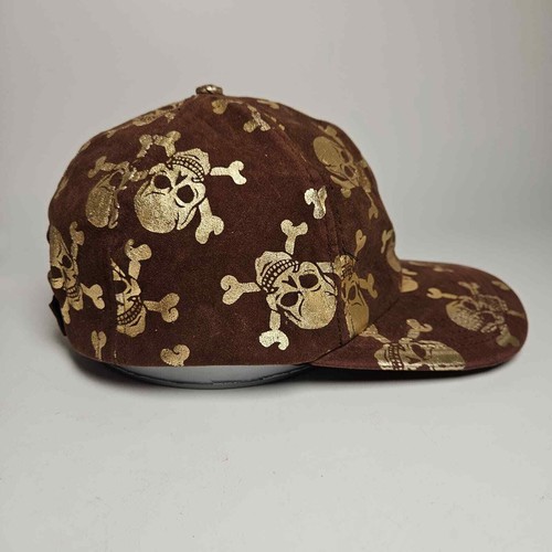 Unbranded Skull And Crossbones Hook/Loopback Cap, Size Adjustable - Picture 4 of 6