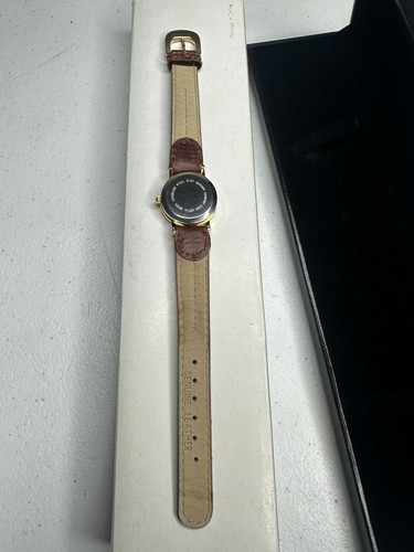 Vintage-Inspired Tinkerbell Graphic Watch, Leather Strap, Collector's Timepiece - Picture 6 of 8