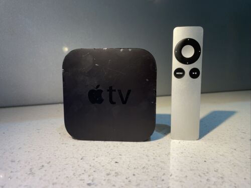 Apple TV 2nd Generation Wireless Streaming HD HDMI Media Player A1378 + Remote - Foto 2 di 12