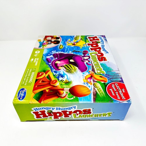 NUEVO Hungry Hungry Hippos Launchers Juego Electrónico Hasbro *Caja Dañada* - Imagen 5 de 6