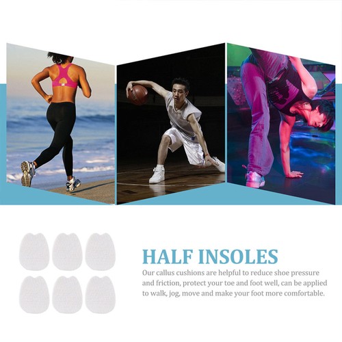 6 Sheets Mittelfuß Fuß Pads Vorfuß Kissen Hochhackige Schuhe Pads Mittelfuß Lift - Bild 9 von 12