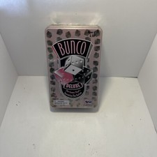 Bunco Game Breast Cancer Edition Tin Container Deluxe Edition New Sealed
