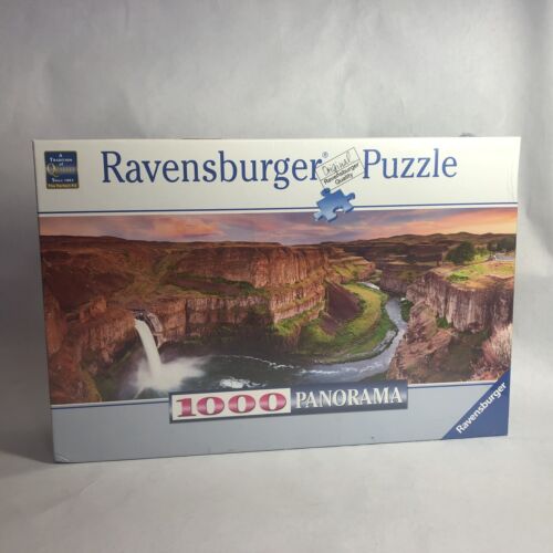 Ravensburger Perfect Fit Panorama "Palouse Falls" 1000 Piece Jigsaw Puzzle NEW - Picture 2 of 8