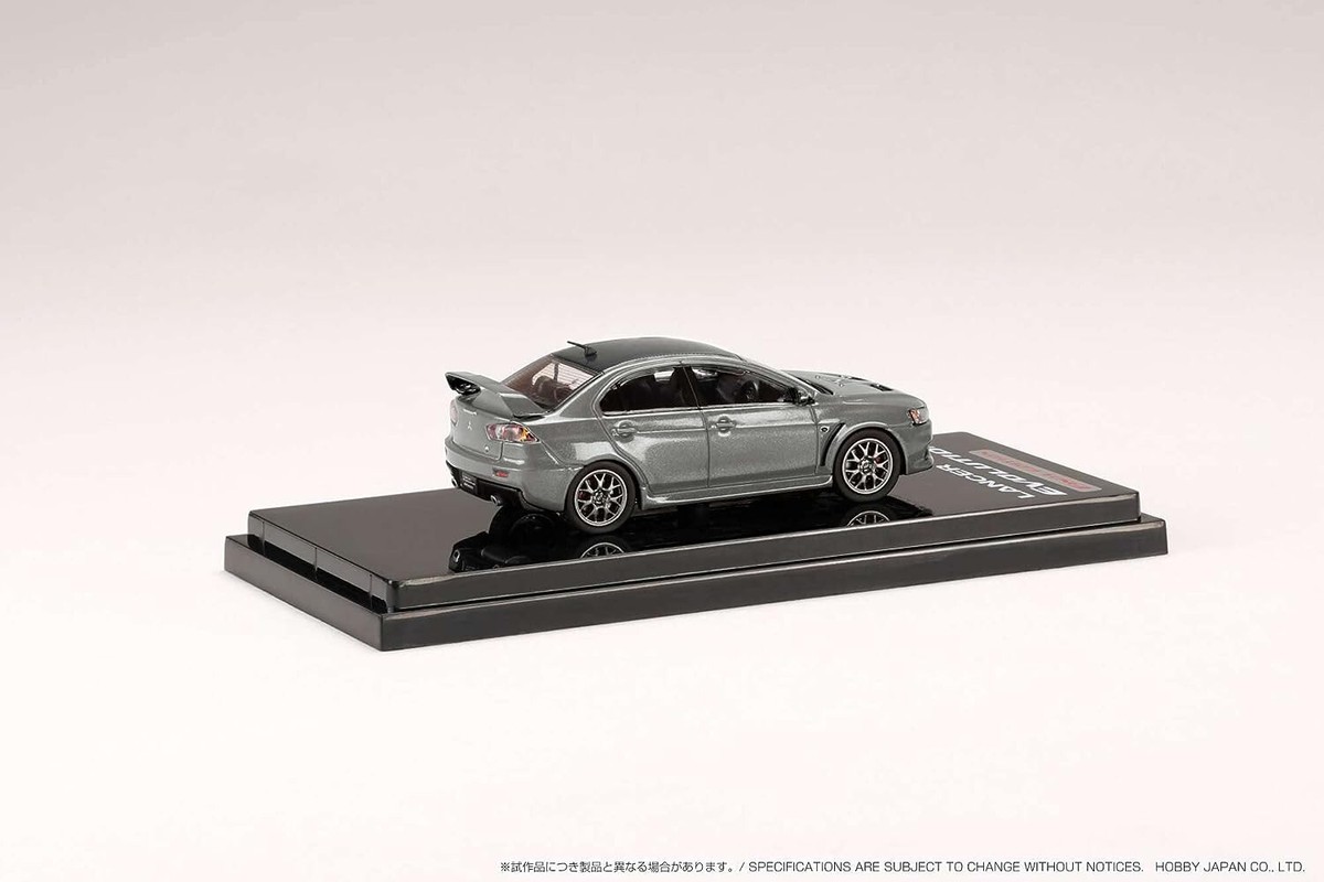 chihhie HJ64 1/64 Mitsubishi Lancer Evolution 10 Final Edition Gray