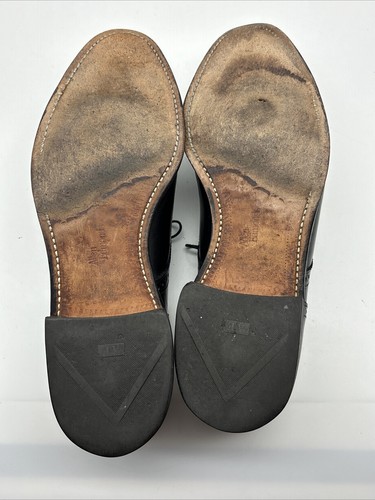 Allen Edmonds Stanford Oxford Cap Toe Men's Size 11.5 A Black READ - Picture 19 of 22