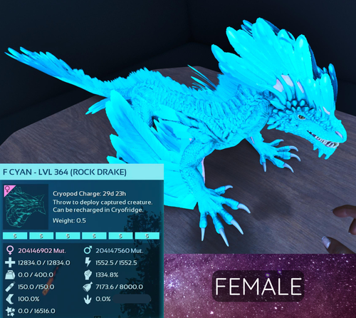 Ark Ascended Official Server PVE PS5 XBOX PC ROCKDRAKE NEW TOP STATS SOLID CLONE - Picture 4 of 4