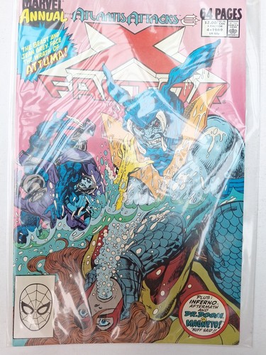 X-Factor Annual #4 Marvel Comics 1989 VFN/NM condition. Original X-Men Reunited 
