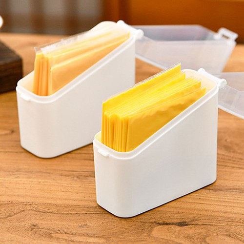 Kitchen Sliced Cheese Container Storage Boxes Refrigerator Fresh Keeping Case - Picture 11 of 11