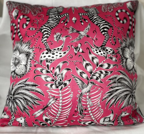 Emma J Shipley Kruger Cotton Satin Cushion Cover 16” - Picture 1 of 3