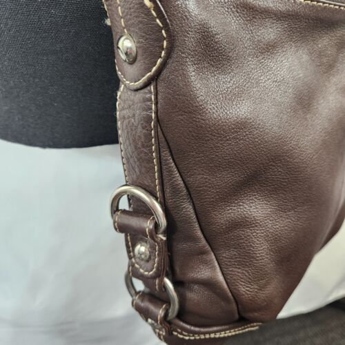 Great American Leather Works Genuine Leather Shoulder Bag Purse - Picture 2 of 7