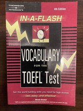 Vocabulary for the TOEFL Test by Peterson's Guides Staff and Milada Broukal...