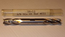 #DB-12 3/8"-DIA.3/8 SHANK 4 FLUTE HIGH SPEED STEEL, DOUBLE ENDED NIB