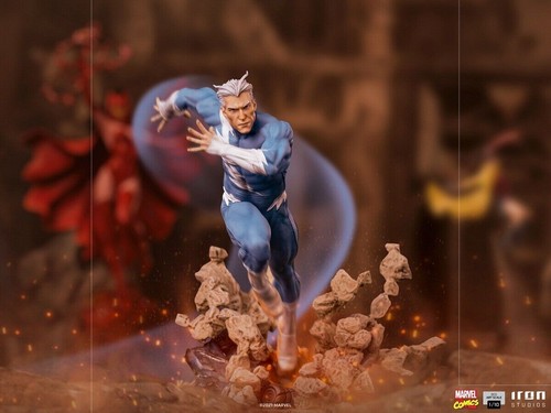 Iron Studios 1:10 Marvel Comics Quicksilver Figure Statue Collectable Doll Toys - Picture 7 of 12