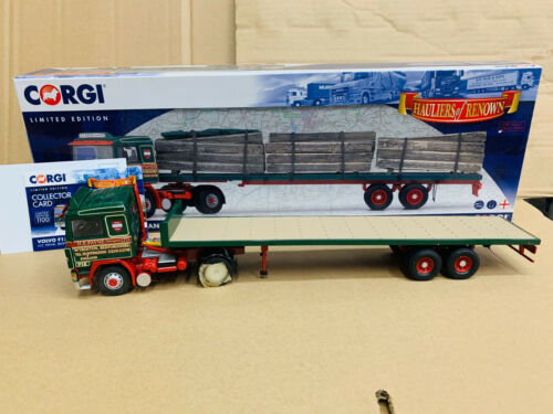 Corgi Volvo F12 40' Flatbed And Load H.E. Payne Bedfordshire 1:50 Die-Cast New - Picture 5 of 9