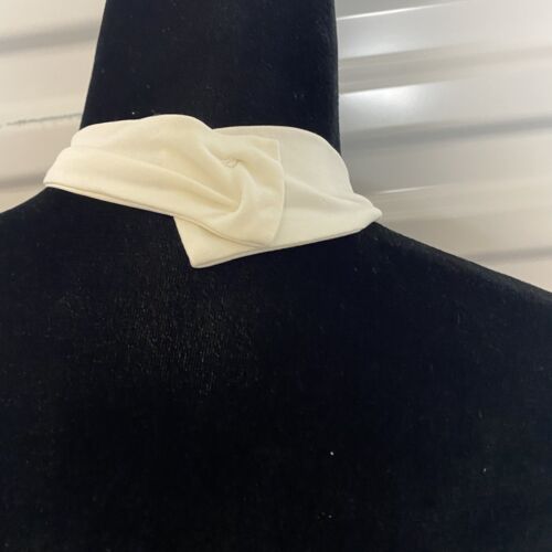 Ellen Tracy Halter Top White Sleeveless Shirt Size M Style Z7C2871ZR - Picture 5 of 12
