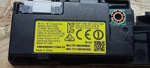 Samsung TV WLAN Modul BN59-01194A Aus UE55JU6850 JU7000 JU6400 - Bild 2 von 3