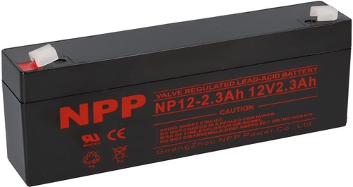 NPP Batería Plomo AGM NP12-2.3 12V 2.3Ah Batería AGM Plomo Batería 2.1Ah 2.2Ah Alarma - Imagen 1 de 8