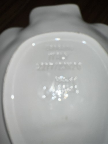 Bassano Italy Hand Painted Lemon & Cilantro Plate 9" x 7.5" #2277/23X20 Vintage - Bild 6 von 6