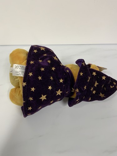 Disney Store Wizard Winnie The Pooh Toy Plush Beanie Teddy Magic 22cm NEW - Picture 7 of 10
