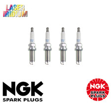 4 x NGK LASER IRIDIUM SPARK PLUGS - for Lexus NX200t AGZ15R 2.0L Turbo (8AR-FTS)