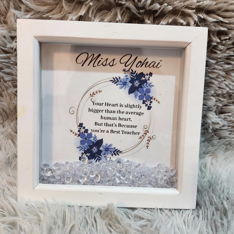 Marcos personalizados para regalos para profesores, marco único, marco personalizado, fin de año  Foto 2 de 3