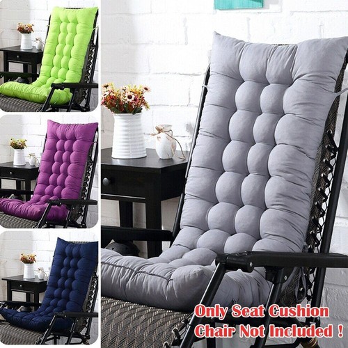 Garten Schaukelstuhl Liegestuhl Hochlehner Sitzauflage Stuhl Dicke Sonnensitzauflage Tatami - Bild 1 von 23