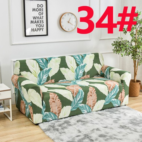 Sofa Cover 1 2 3 4Seater Elastic Settee Stretch Slipcover Couch Floral Protector - Picture 45 of 50