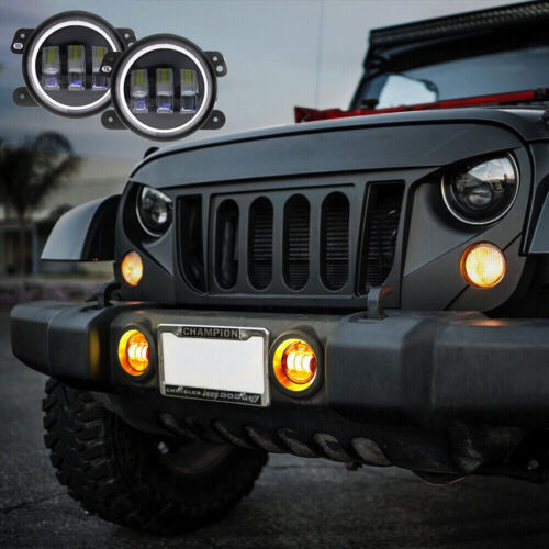 For 2007-2011 Dodge Nitro 4" Inch LED Fog Lights Front Bumper Driving Lamps - Bild 3 von 19
