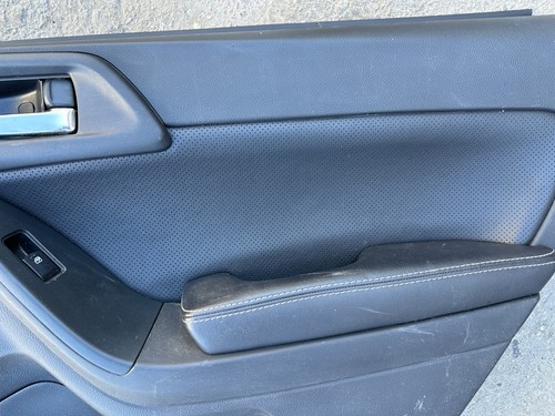 2014-2018 Subaru Forester Rear Right Door Interior Trim Panel Black Leather OEM - Picture 5 of 15
