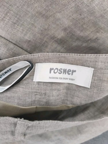 2 Teile: Leinen Rock von ROSNER & leichter Sommertop burgund Gr. S 36 wie NEU - Bild 6 von 15