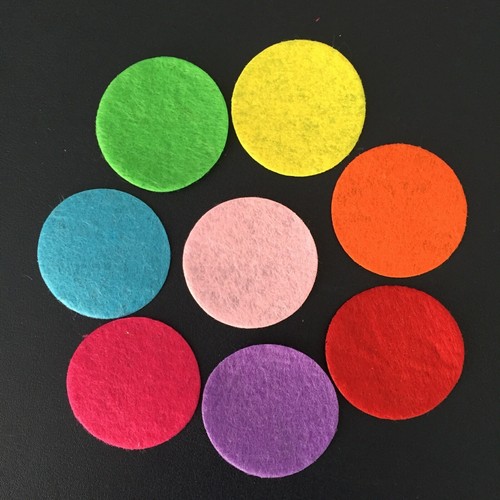 200pcs Mix Color Padded Felt Round Shape Craft DIY Appliques Clothing Decoration - Picture 7 of 12