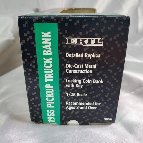 Vintage 1993 Ertl True Value Hardware 1:25 Die Cast 1955 Chevy Pickup Truck Bank - Picture 5 of 6