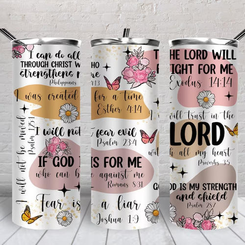 20oz insulated STAINLESS steel tumbler cup Jesus lord Christian cross church - Picture 2 of 2