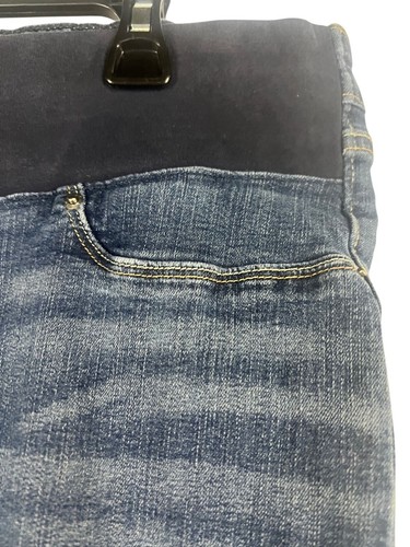Signature By Levi Strauss Maternity Skinny Jeans Blue Denim Over-Belly Panel M - Imagen 8 de 9
