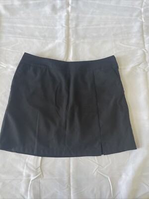 Womens Sz 10 Adidas Climacool Black Skort Shorts Skirt Tennis Golf Performance