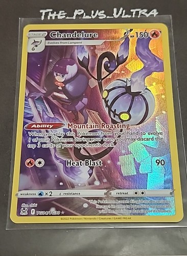 Pokemon Chandelure TG04/TG30 Full Art Lost Origin Trainer Gallery New Near Mint - Picture 1 of 2