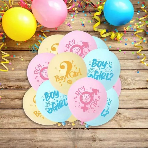 Große Baby Dusche Ballons Junge oder Mädchen Folie Geschlecht enthüllen Party Dekorationen - Bild 30 von 33