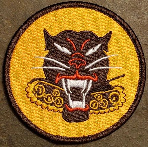 US ARMY WW2 TANK DESTROYER FORCES 8-WHEEL PATCH COLOR DRESS CLASS-A MILITARY 3"