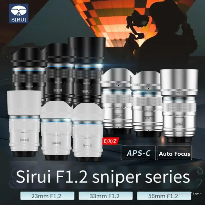 SIRUI Sniper 23mm 33mm 56mm F1.2 APS-C Auto Focus Lens for SIRUI Sniper 23mm 33mm 56mm F1.2 APS-C Auto Focus Lens for