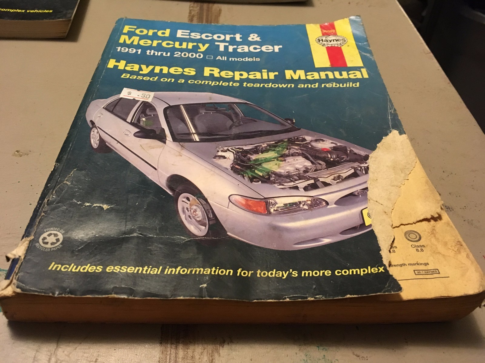 Haynes 36020 Ford ESCORT & Mercury Tracer 1991 Thru 2002 Repair Manual | eBay