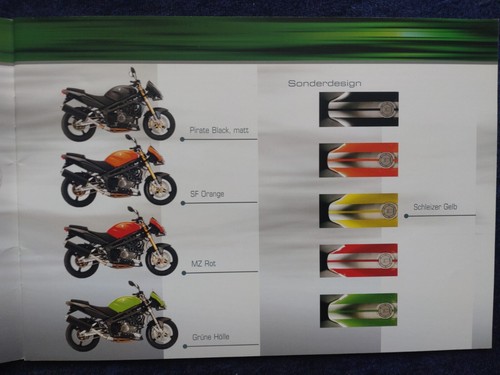 MZ 1000 SF ST S 660 Supermoto 125 RT SX SM Prospekt 2007 - Bild 2 von 8