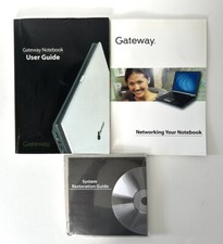 Gateway Notebook Lot - User Guide, Networking System Restoration Sealed Disk