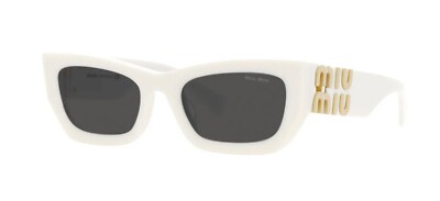 miu miu 09Wサングラス miu MIU ミュウミュウ サングラス MU09WS 1425S0 53 ホワイト