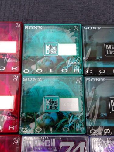 10 x Color Mini Discs Recordable NEU VERSIEGELT 8 x Sony 74 & 2 x Maxell 74 - Bild 3 von 15
