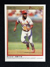 1991 O Pee Chee Premier Ozzie Smith #112 Baseball Card St. Louis Cardinals HOF