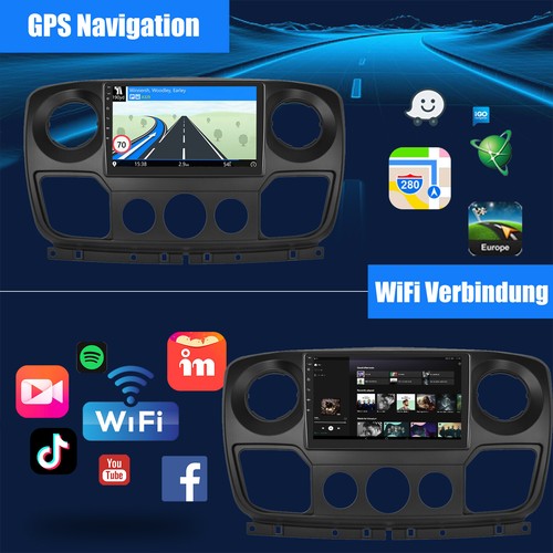 CarPlay Android13 Radio mit Kamera für Renault Master Opel Movano B Nissan NV400 - Bild 9 von 15