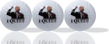 Joe Biden I Quit Golf Balls 3 pack - Perfect Gift Idea